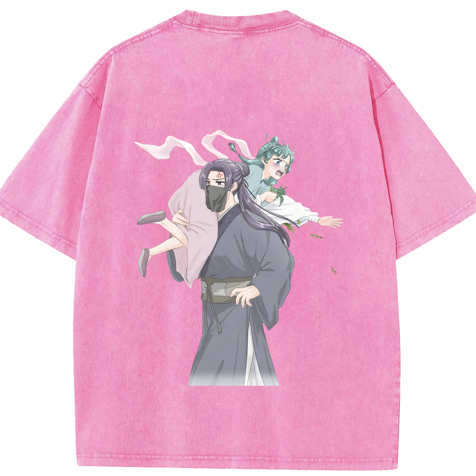 （画像用） 薬屋のひとりごと The Apothecary Diaries 綿100% ヴィンテージ風 半袖Tシャツ（背面プリント）